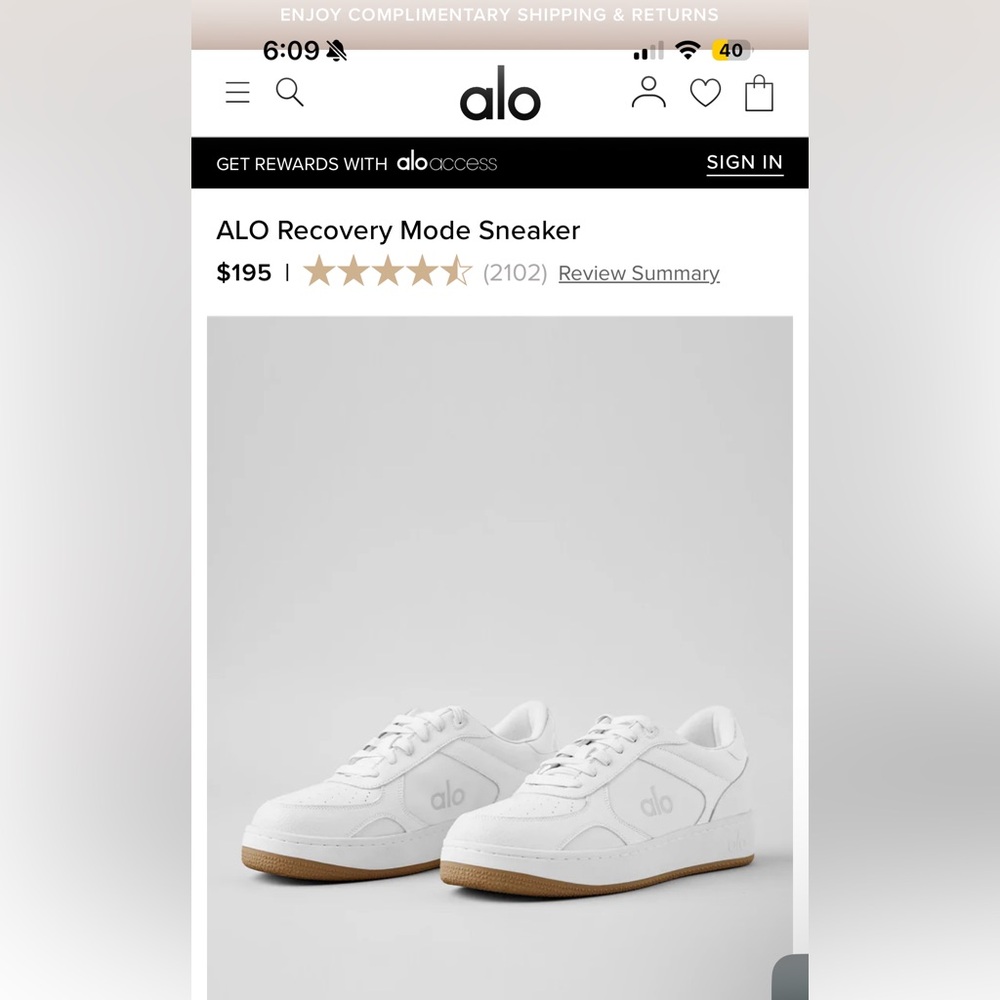 Men’s ALO Recovery Sneaker
